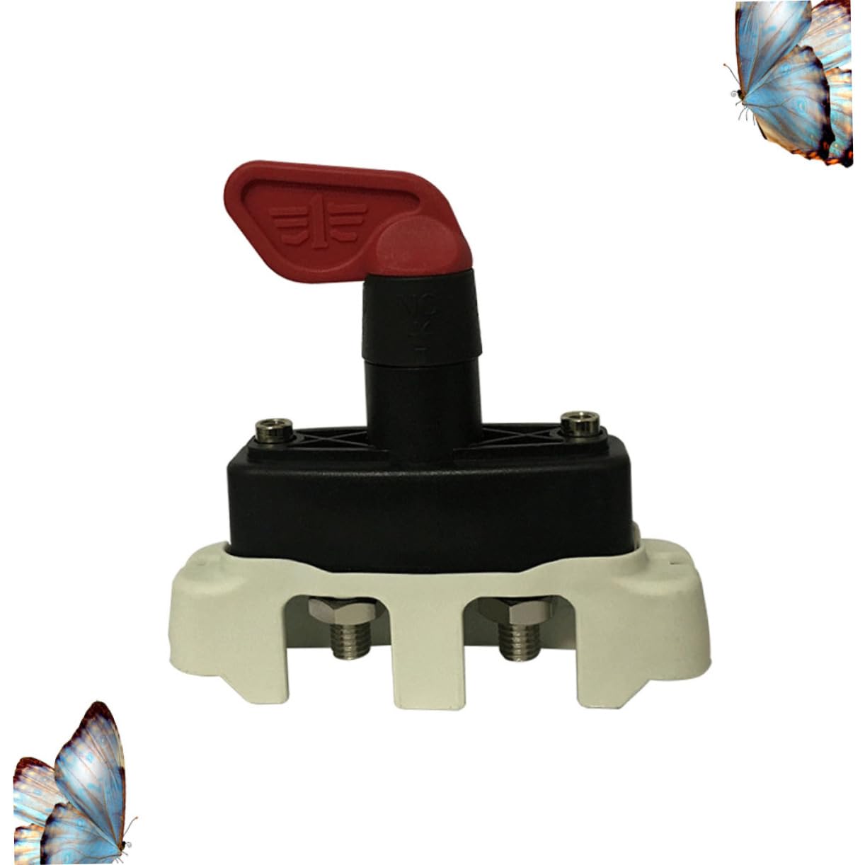 ULTECHNOVO Battery Shut Off Switch Cut Off Button Flame-Resistant Heat-Resistant for Vehicle