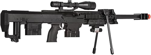 Miniatura 4 de UKARMS 50 Cal Sniper Rifle Airsoft de resorte y pistola combo set de armas FPS 260