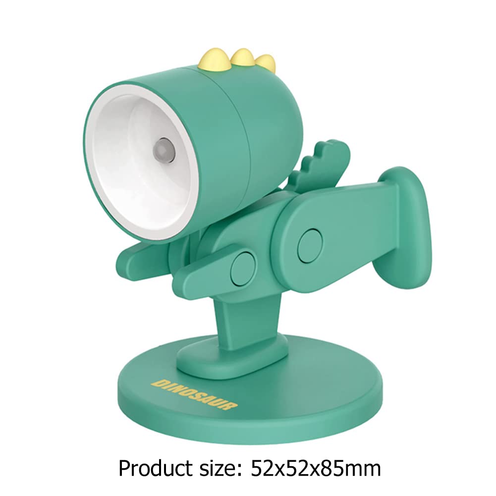 Luz Nocturna LED Pilas Lindas Lámparas De Escritorio De Dibujos Animados: Ilumine Su Escritorio Madera
