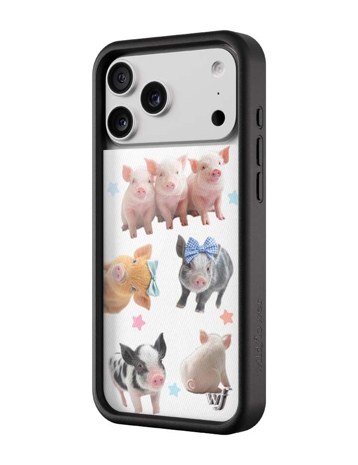 Image of Wildflower Cases - iPhone 17 Pro Max Compatible - Little Piggies