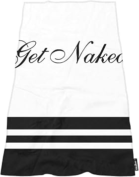Moslion Soft Bath Towels Get Naked Comfy Bathing/Beach/Camping Towel for Women Men Girls Boys Large Size 64x32 Inches