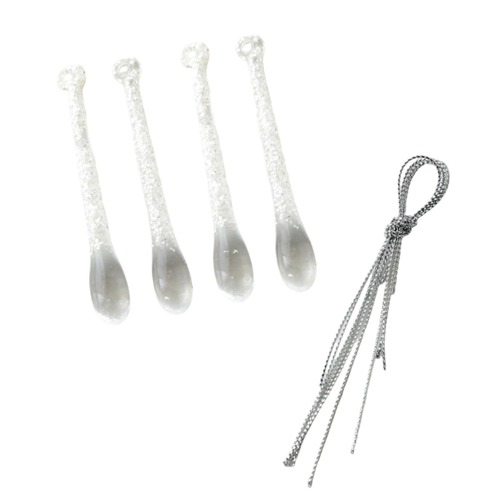 Linvimia H Shimmering Frosted Acrylic ‌Frozen Vacation Decorations ‌Stable‌ ‌Featherweight‌ Anging Decorations For Merry‌ Season Adornment‌ Artistic Christmas Tree Decoration