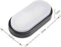 da LIGHT LED Mennyezeti Lámpa 12W 1020 Lumen Vízálló IP54 Fürdőszoba Nappali Pince 4000K Semleges Fehér 2db 3