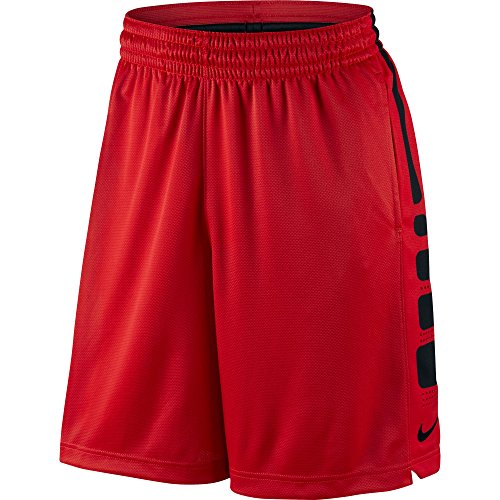 Nike Mens Elite Stripe Basketball Shorts University Red/Black 718378-657 Size 2X-Large
