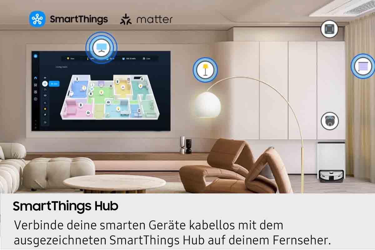 Samsung OLED 4K S91F 77 Zoll (195 cm), UHD Fernseher, NQ4 AI Gen3 Prozessor, OLED HDR+, 4K Upscaling Pro, Dolby Atmos, Gaming Hub, Motion Xcelerator 144Hz, Samsung Vision AI Smart TV
