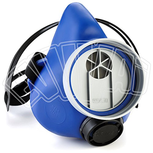 SEMIMASCHERA 1 FILTRO CE EN 140 MASCHERA PROTEZIONE GAS LAVORO ANTINFORTUNISTICA