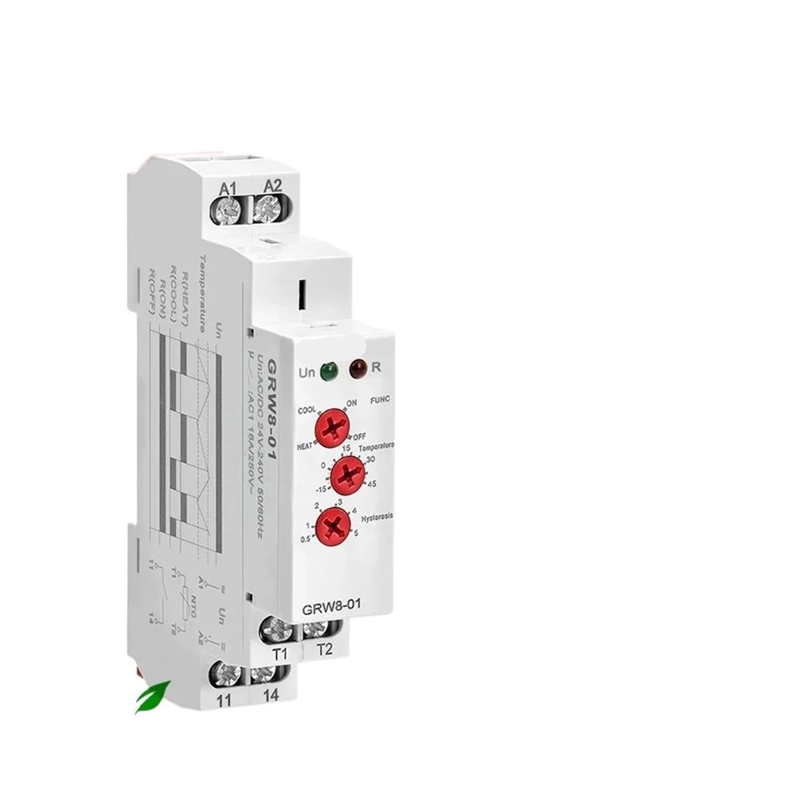 OSHZIKJII Relay 16A AC/DC24-240V(GRW8-01 3m sensor)
