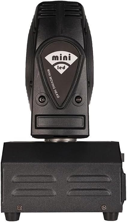 SHEHDS Moving Head Mini LED 10W RGBW 4in1 Beam Effect Stage Lights - Professional 11/13 DMX Channels Sound Activated DJ Lights for Disco Club Party Dance Wedding - 1 Pack