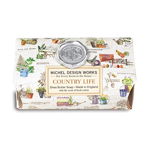 Michel Design Works Large Bath Soap Bar - Country Life