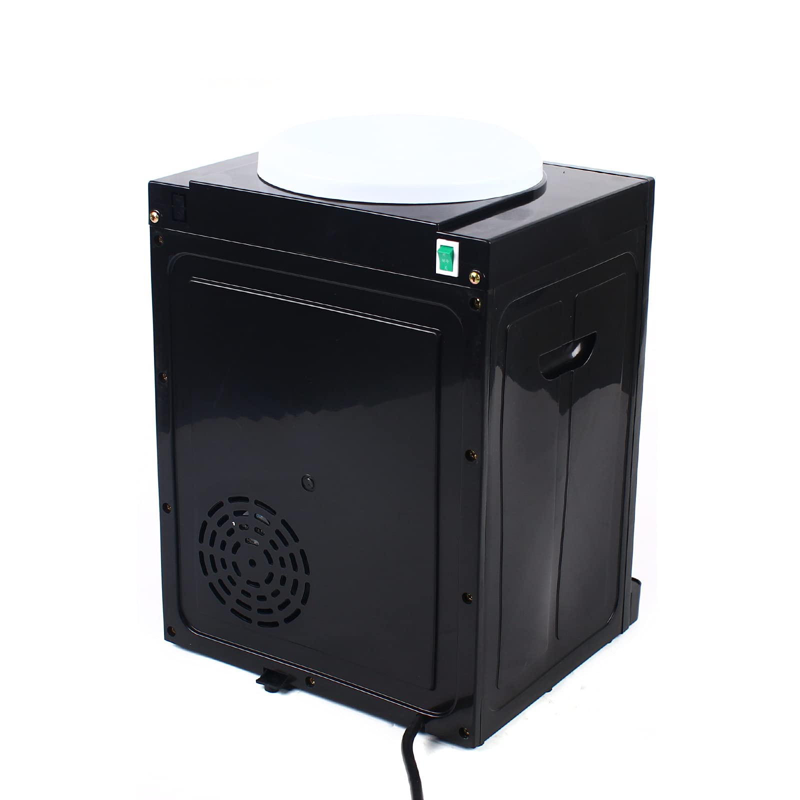 Hot and Cold Water Cooler Dispenser, Top Loading Water Dispenser, Countertop Desktop Water Cooler Dispenser for Home Cafe Bar (European White)