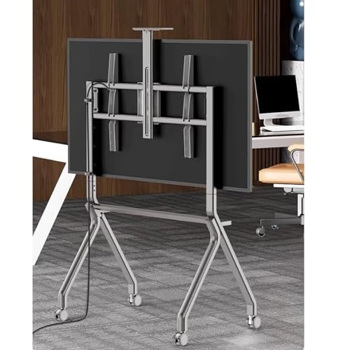 Soporte universal para TV móvil con ruedas 55-100 pulgadas miniatura 6