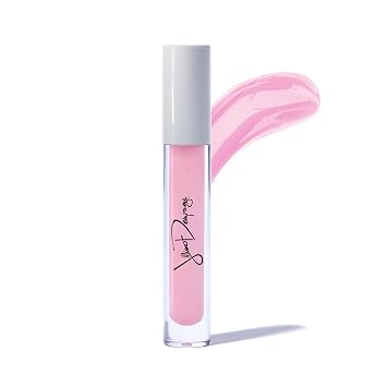 Jillian Dempsey Lip Gloss, Hydrating Plumping High-Shine, Bubble Pink | High-shine lip gloss that hydrates for fuller-looking lips without stickiness. Vegan, clean beauty. Shade Bubble Pink.