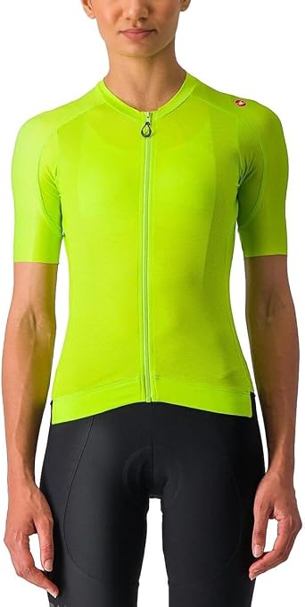 CASTELLI Womens Espresso Jersey with Breathable Stretch Fabric for Gravel Cycling & Road Biking