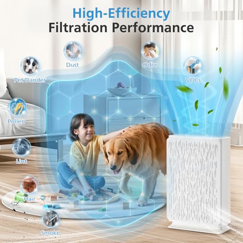 Image of 2 Pack A7 & E-400 Filter for VEWIOR ClearAir-A7 Air Purifier & AromaRoom H14 E-400 Air Purifier, H14 True HEPA and Efficiency Activated Carbon Filter, Replace Part #PF001#APVEC07-P1
