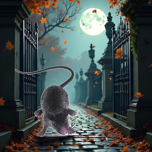 DPWOUM Ratten-Maus-Modell-Figuren aus Kunststoff, für Halloween, Tricks, Requisiten, schwarz, preiswert, Party- und Scherzartikel, Ornamente