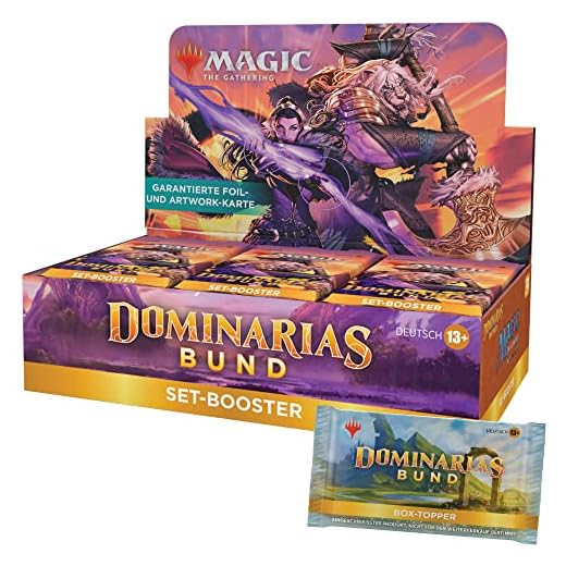 Magic: The Gathering Dominarias Bund Set-Booster-Display, 30 Booster & Box-Topper-Karte (Deutsche Version)