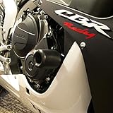 Shogun 2007 2008 Honda CBR600RR CBR600 Black No Cut Frame Sliders - 750-3319 - MADE IN THE USA