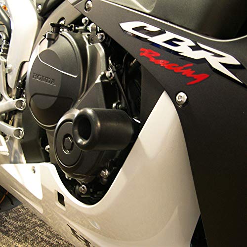 Sliders de cadre CBR600RR Honda protection moteur noire sans perçage 750-3319