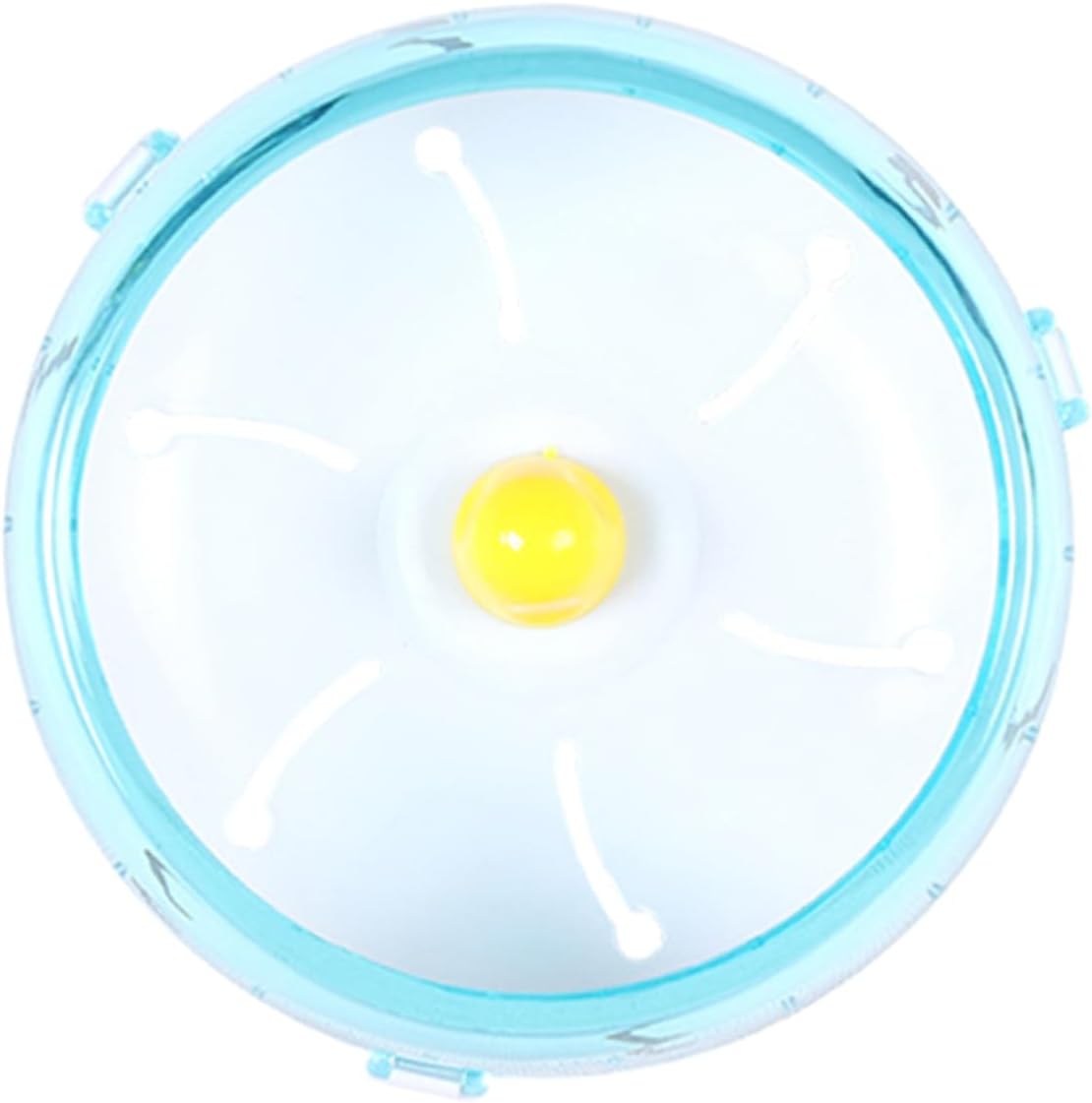 DECHOUS Silent Hamster Running Wheel 21cm Blue Exercise Wheel for Hamsters Chinchillas Hedgehogs Small Animals Cage