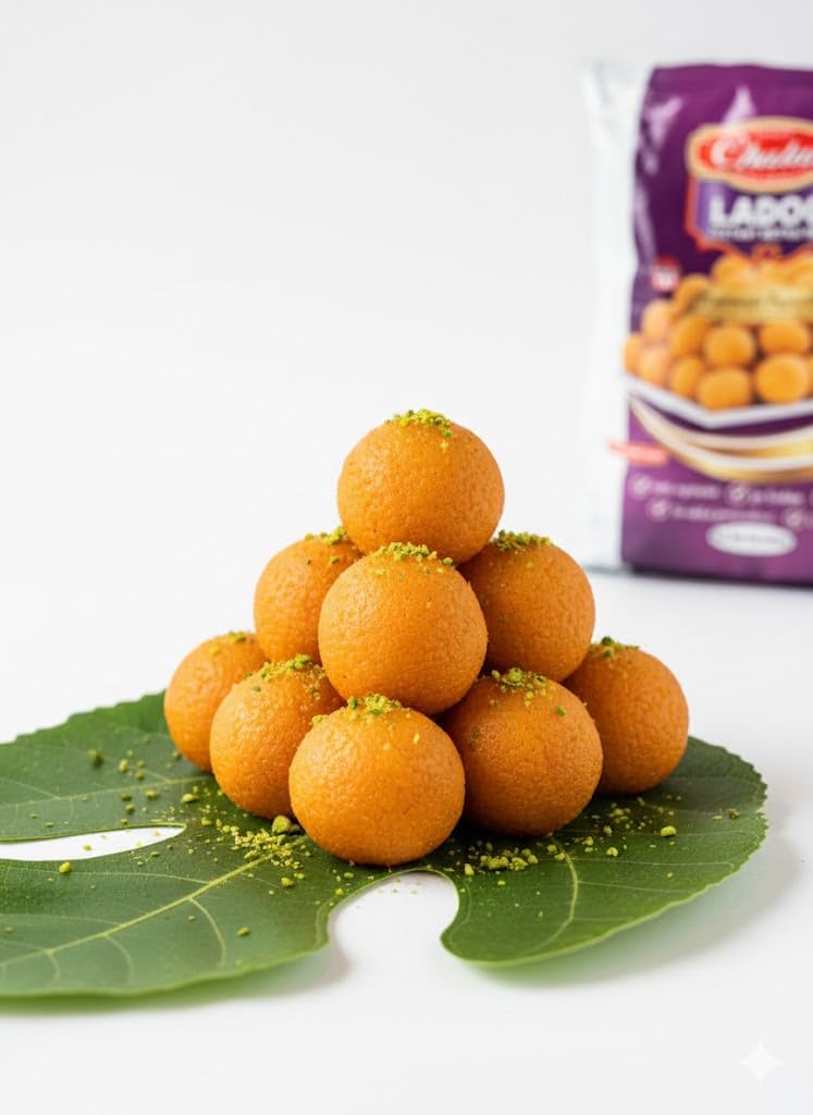 Chatak Ladoo Instant Mix, Traditional Trinidad Indian Sweet Mix, 1 lb (454g) -Traditional sweet mix enjoyed during Diwali, Navratri, and Eid celebrations