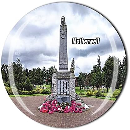 Wedare Magnet SouvenirScotland Motherwell 3D Fridge Crystal Glass Travel Collection Gift Home Kitchen Decoration