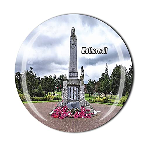 Wedare Magnet SouvenirScotland Motherwell 3D Fridge Crystal Glass Travel Collection Gift Home Kitchen Decoration