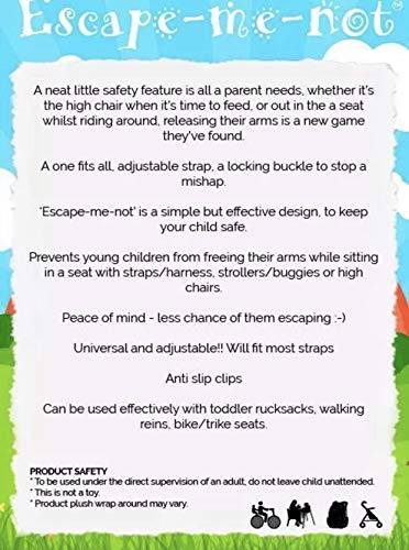 Car Seat Anti Escape Chest Clip Harness Strap To Stop Children Removing Their Arms No Threading Required - Image 4