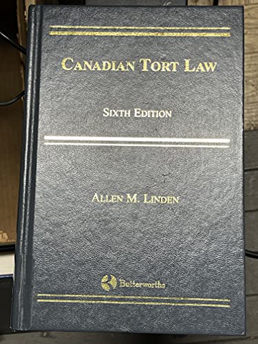 Canadian Tort Law
