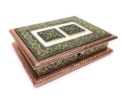 Handicrafts Decorative Empty Dry Fruit Box| Wooden Dry Fruits Box| Dry Fruit Gifts Box | Wooden Dry Fruit Tray| Mukhwash Box, Sopari box for gift (250-400gram)(7x9 Inches)-image-18