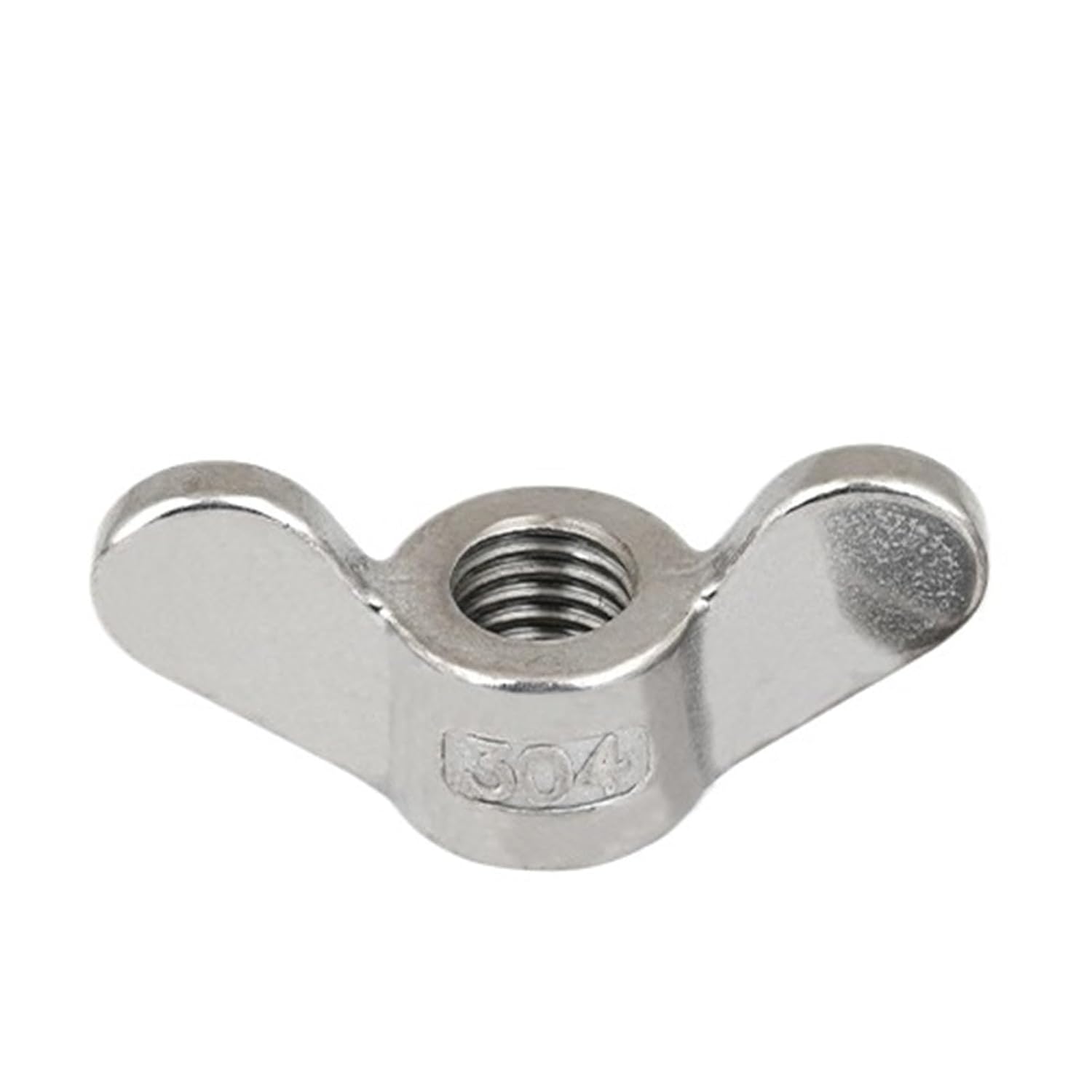 1/2pcs Butterfly Wing Nuts M3 M4 M5 M6 M8 M10 M12 Stainless Steel Wing Nuts Zinc Plated Hand Tighten Nut DIN315(M6 2Pcs)