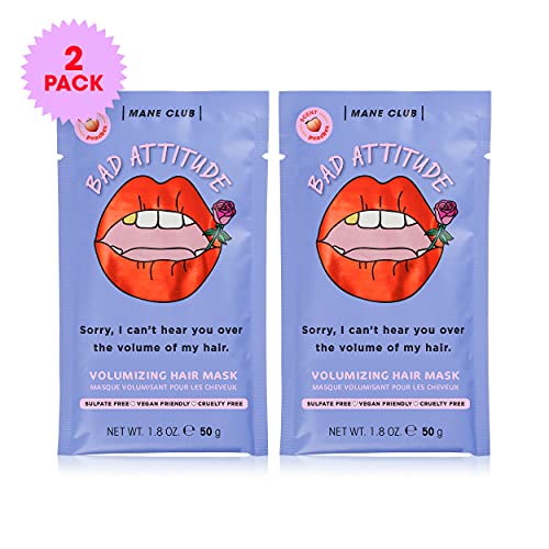 Mane Club Bad Attitude Deep Conditioner, Cruelty Free, Vegan, No Sulfates Or Parabens — Pack Of 2 #TOP2
