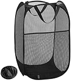 Facile à transporter et à transporter 【Utilisations multiples】Notre panier à linge pliable ne se limite pas à l'utilisation du linge Il est parfait pour ranger des jouets dans une chambre d'enfant ou une chambre, organiser des jeux en plein air ou transporter des articles personnels pendant les voyages. Ce panier à linge pop-up est une solution idéale pour la maison, les dortoirs universitaires, les petits appartements, et plus encore.