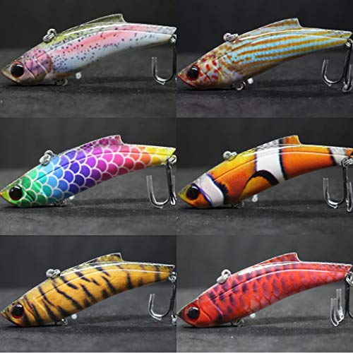 image for wLure Lipless Crankbait Lifelike Minnow Crankbait for Bass Fishing Bas