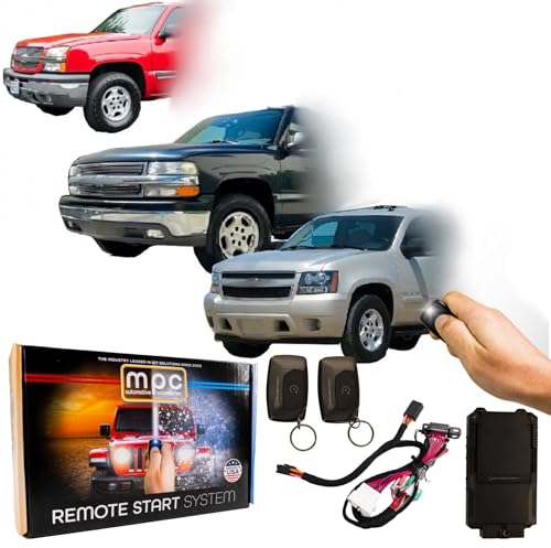 Kit démarrage à distance MPC pour Chevrolet Silverado et Tahoe avec deux télécommandes longue portée