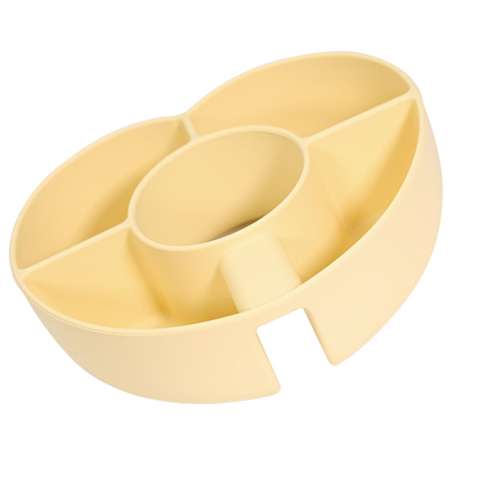 Tsophreniq Spill Resistant Divider for 40oz Tumblers Dishwasher Safe Easy to Carry for on the Go Snacking Glass Plate