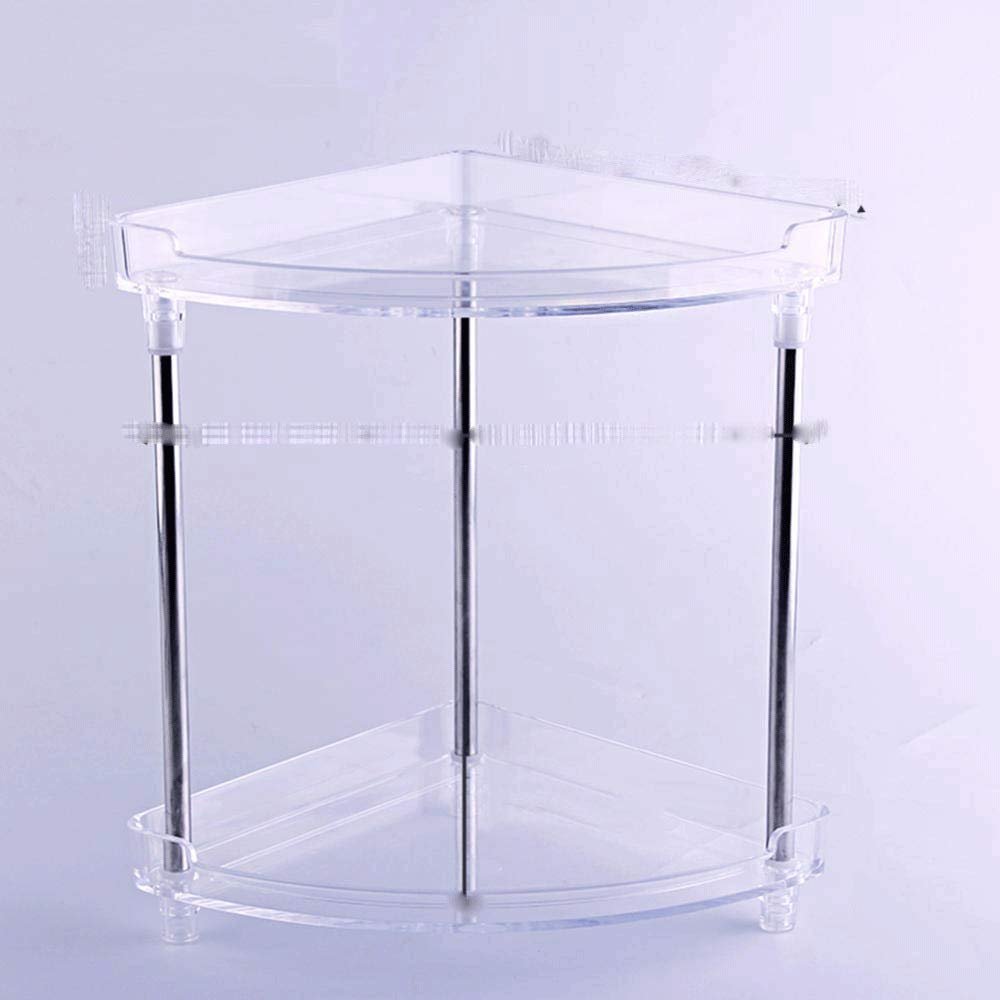 Yuidaaavzz Nologo Drilling Bathroom Shelf Durable Aluminum Kitchen Storage Basket 2 Tiers Bathroom Corner Shelves Adhesive Shower Caddy