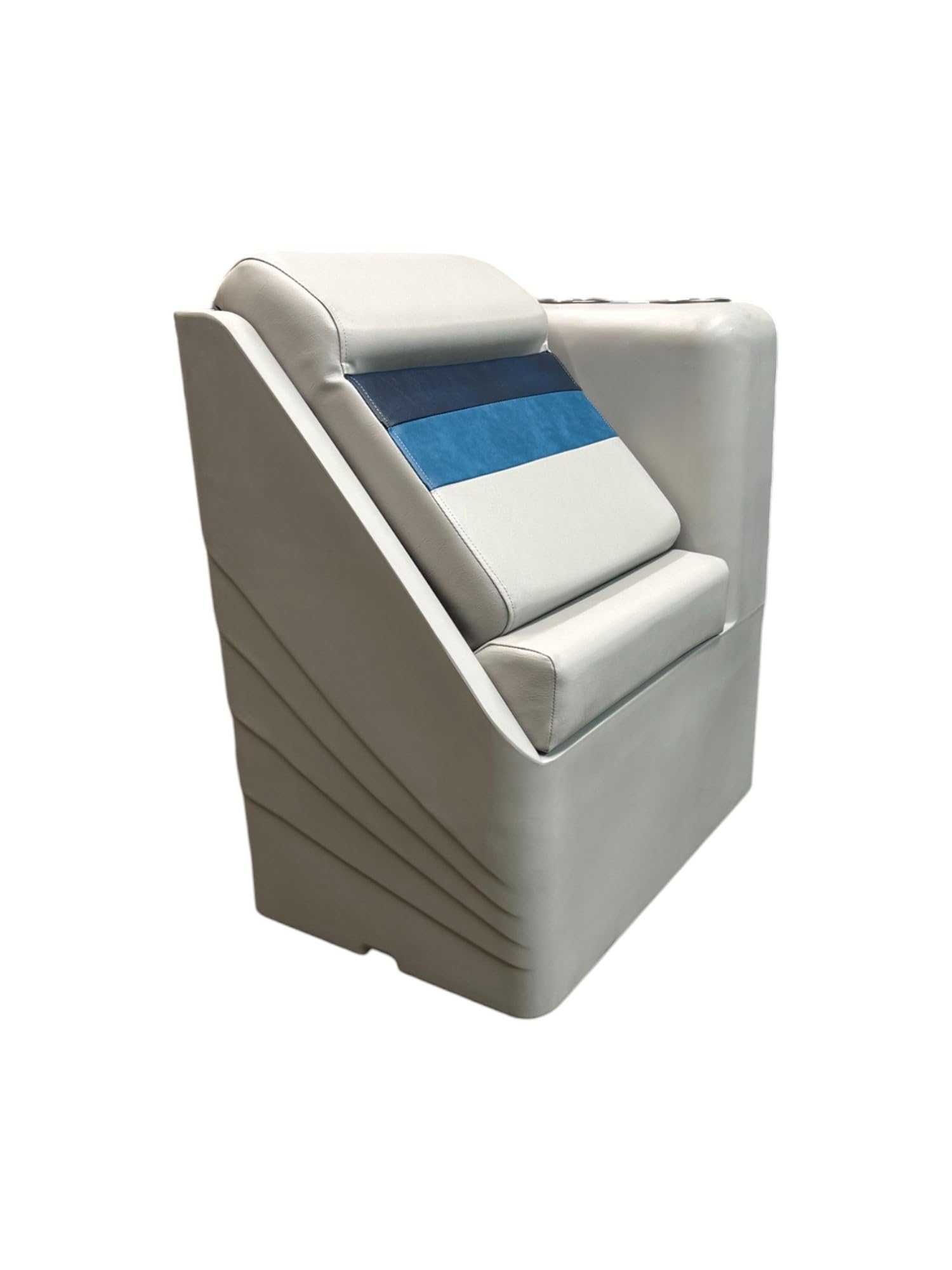 Horizon Manufacturing Premium Series Right Radius Lean Back Grey/Navy/Blue 3016ABDK