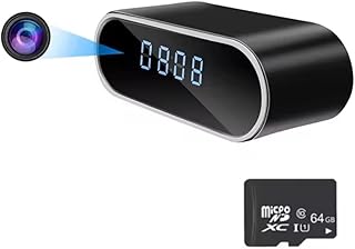 Camera Escondida Relógio Espião Visão Noturna com Cartão 64gb