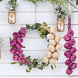 Gresorth 2pcs Artificial Onion String Fake Vegetable Home Party Christmas Harvest Decoration - Image 7