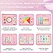 Yeeeasy Montessori Busy Board for Toddlers 1-4 Years Old – Sensory Educational Toy for Fine Motor Skills, Travel-Friendly Activity Book, for Boys & Girls, Pink