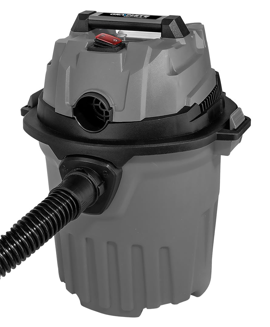 GRAPHITE Energy+ 18 V Aspirapolvere a umido e a secco, serbatoio da 12 litri, funzione ventilatore, potenza di aspirazione di 50 Watt, diametro ugello di 32 mm, flusso d'aria di 10 l/s, vuoto di 10