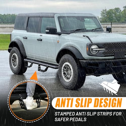 Estribos laterales removibles para Ford Bronco 2021-2025 miniatura 2