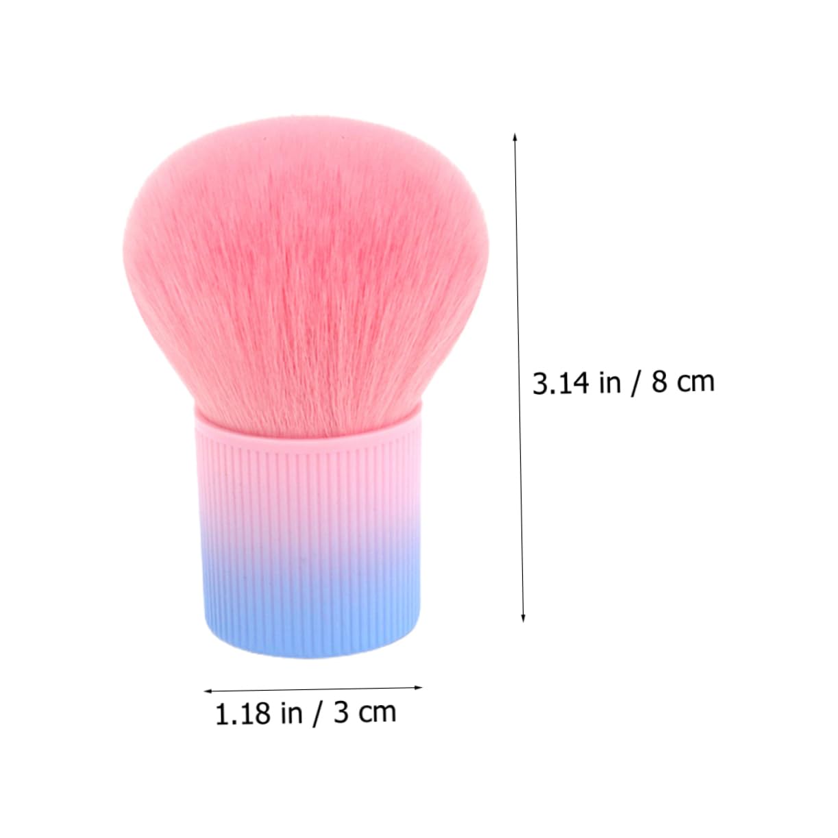 MUSISALY Cosmetic Brush for Makeup Powder Brush Loose Powder Reusable Beautiful Design Comfortable to Use