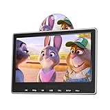 EONON ヘッドレストモニター 後席モニター 車載 後席モニター スロットイン式 DVD内蔵モニター 10.1インチ dvdプレーヤー CPRM再生可能 レジューム機能 HDMI入力 テレビ視聴可能 HDスクリーン USB/SDカード対応(L0327J)