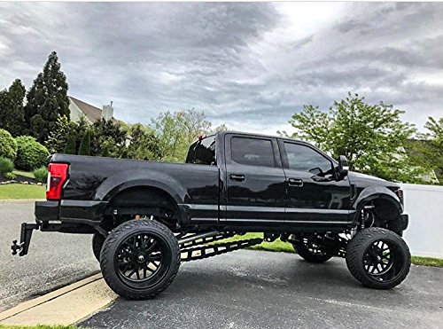 Bulletproof Hitches 3.0" Adjustable Heavy Duty (22,000Lb Rating) 12" Drop/Rise Trailer Hitch With 2" And 2 5/16" Dual Ball (Black Textured Powder Coat, Solid Steel) #TOP4