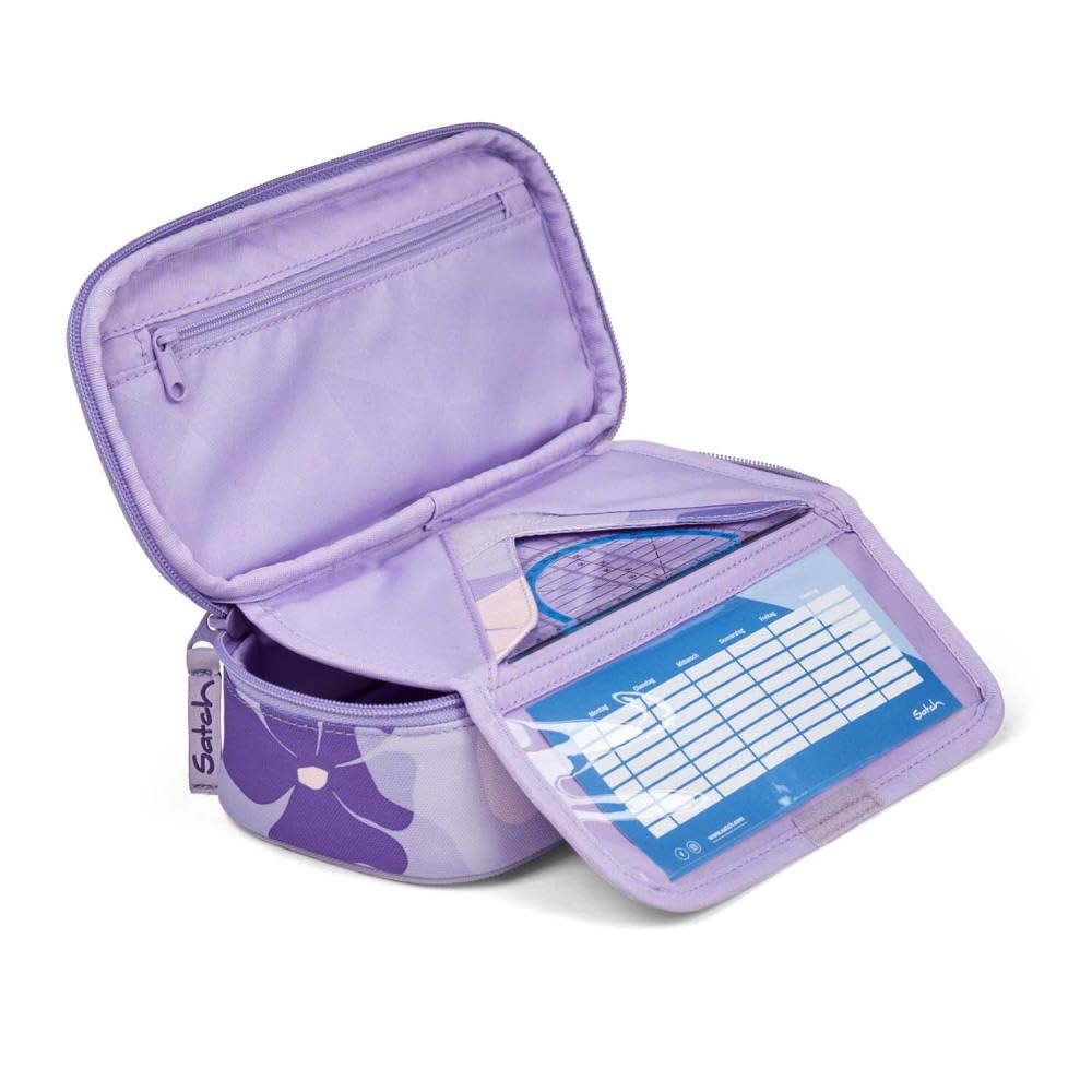 Satch Juego mochila Lilac Blossom Artículos escolares Unisex Poliéster Reciclado Multicolor