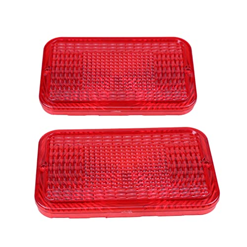 Yihetop 2Pcs Red Taillight Lens Lvu18747 Compatible For John Deere 1026R 2025R 2032R 3025E 3032E 4120 4410 4710 5090E 5100E #TOP7
