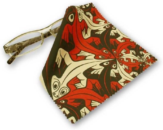 OPTICAL GLASSES LENS MICROFIBER CLOTH TOUCHSCREEN DISPLAY MONITOR SMEAR FREE CLEANING WIPES M.C. Escher Artwork