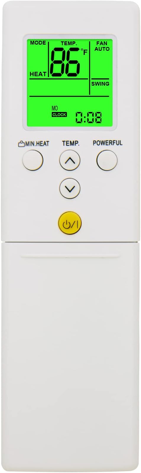 Replacement for Fujitsu Air Conditioner Remote Control AR-REF1U AR-RED1U AR-REG1U AR-REY1U AR-REM1U AR-REF1E AR-REF2E AR-REA1E AR-REW1E AR-REF3E AR-REW3E AR-REA2E AR-REB1E AR-REW4E AR-REM4E AR-REB1E