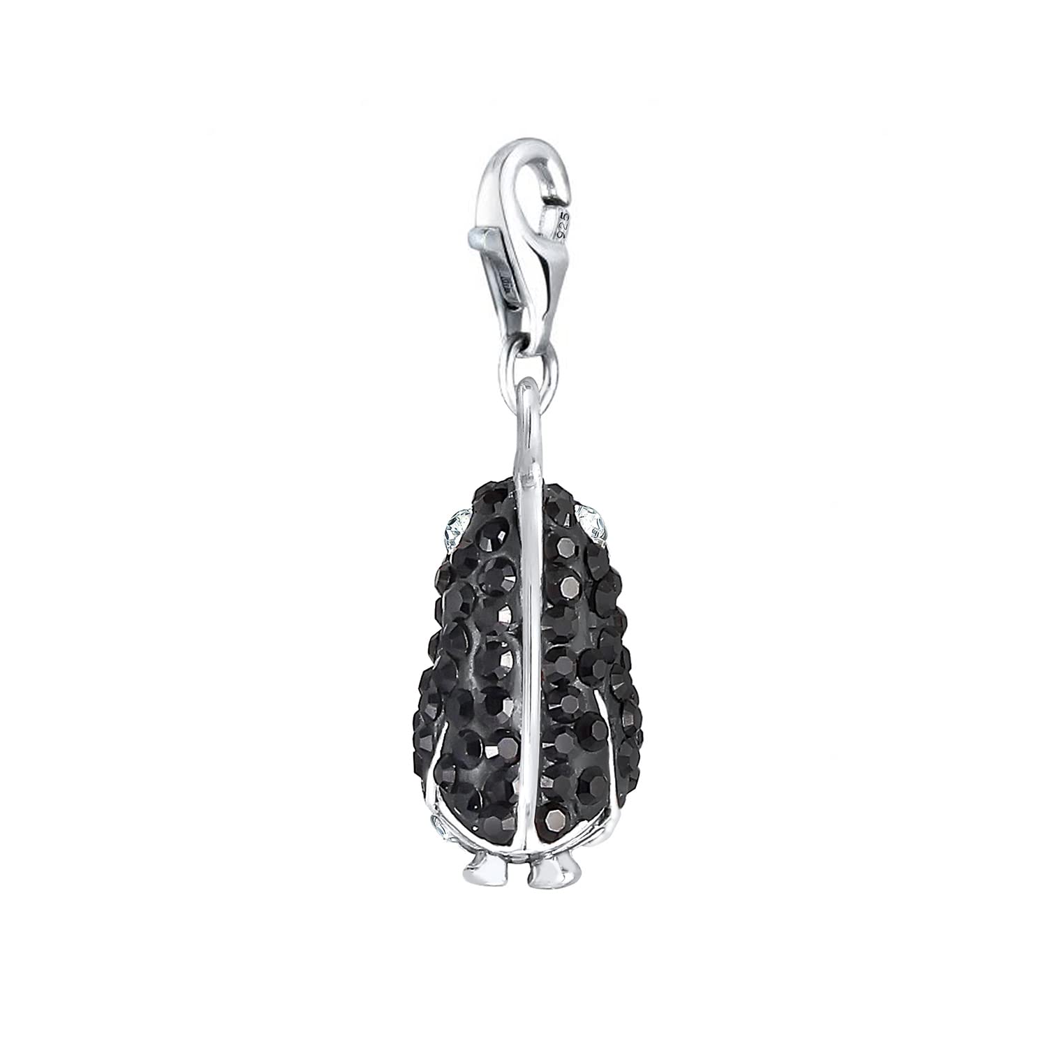 Nenalina Pinguin Karabiner Charm Anhänger Bettelarmband 925 Silber